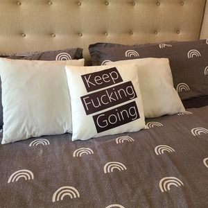 Motivational Pillow, Great for Moral Support